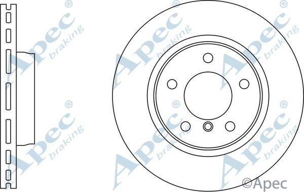 APEC BRAKING stabdžių diskas DSK3100